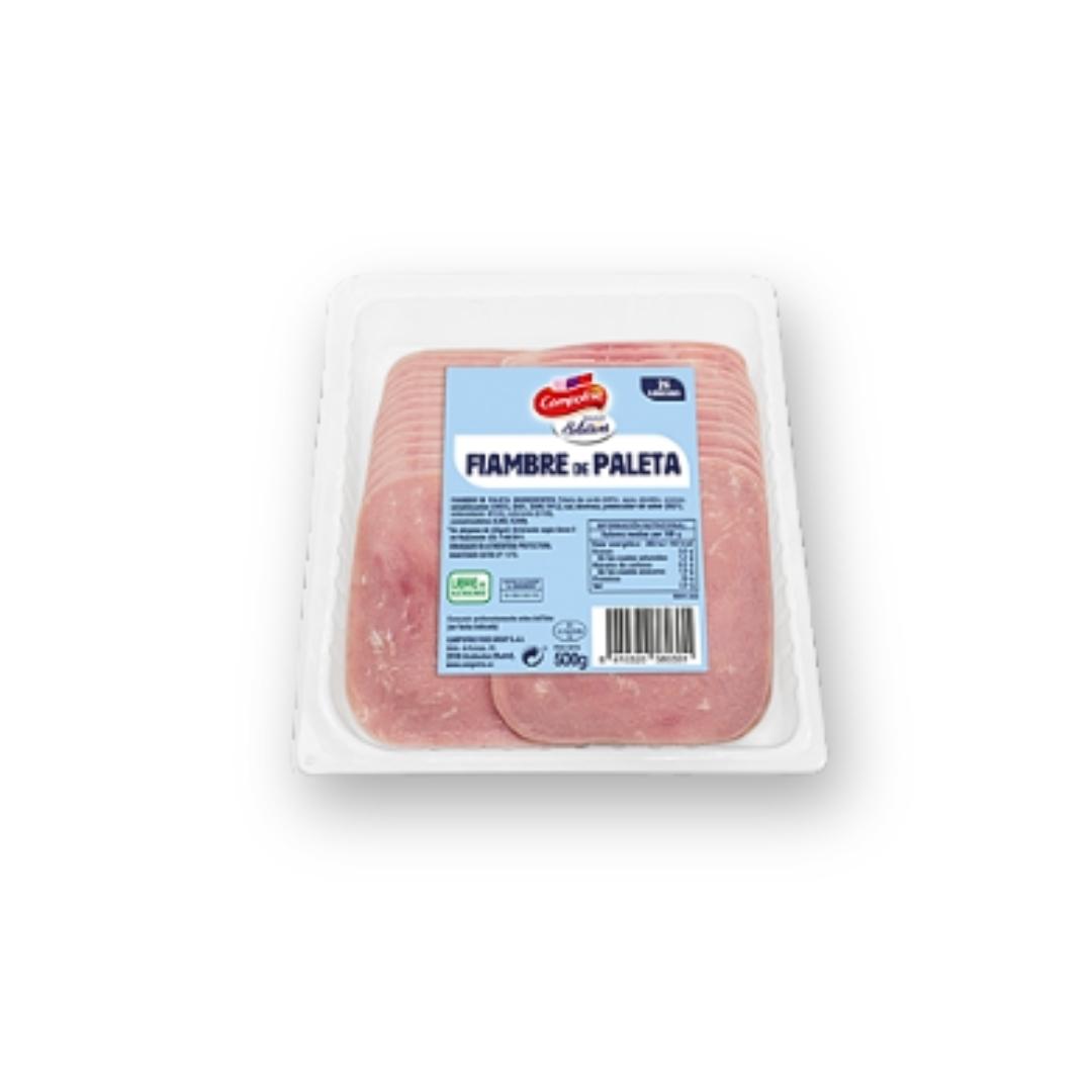 FIAMBRE PALETA LONCHAS 500 Gr. - (1 CAJA/6 BARQUETAS) - (Producto bajo pedido)