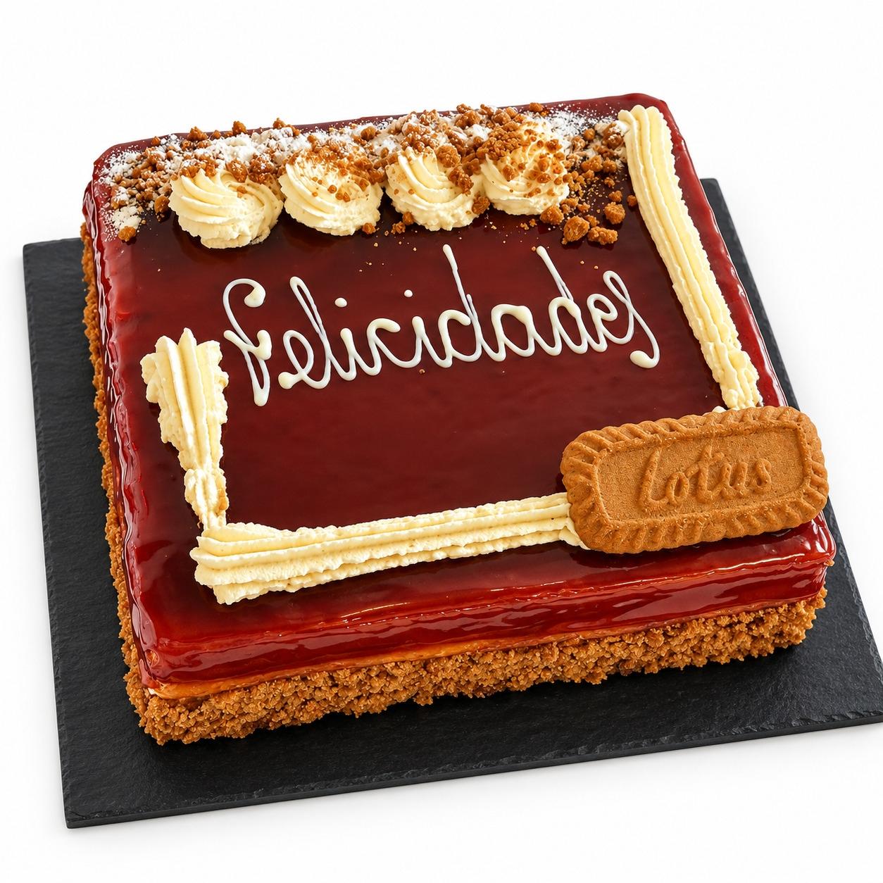 TARTA DE GALLETA CARAMELIZADA  - ESPECIAL OBRADOR - 1,2 Kg. aprox.