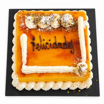 TARTA DE NATA Y YEMA - ESPECIAL OBRADOR - 1,2 Kg. aprox.