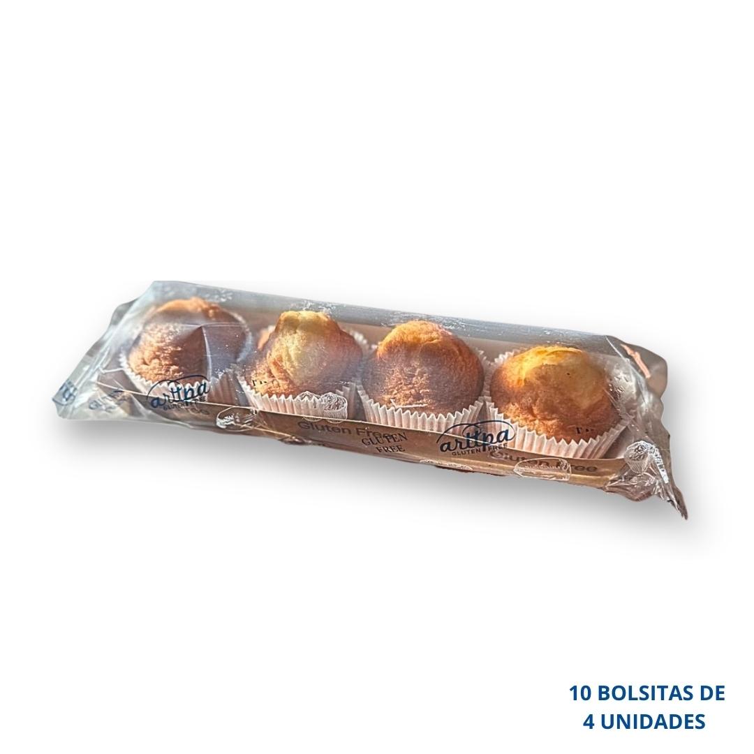 MAGDALENA SIN GLUTEN - 10 pack de 4 Uds ( 40 Unidades)