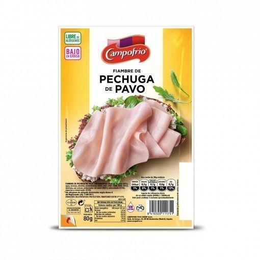 PECHUGA DE PAVO LONCHAS -18 Uds.