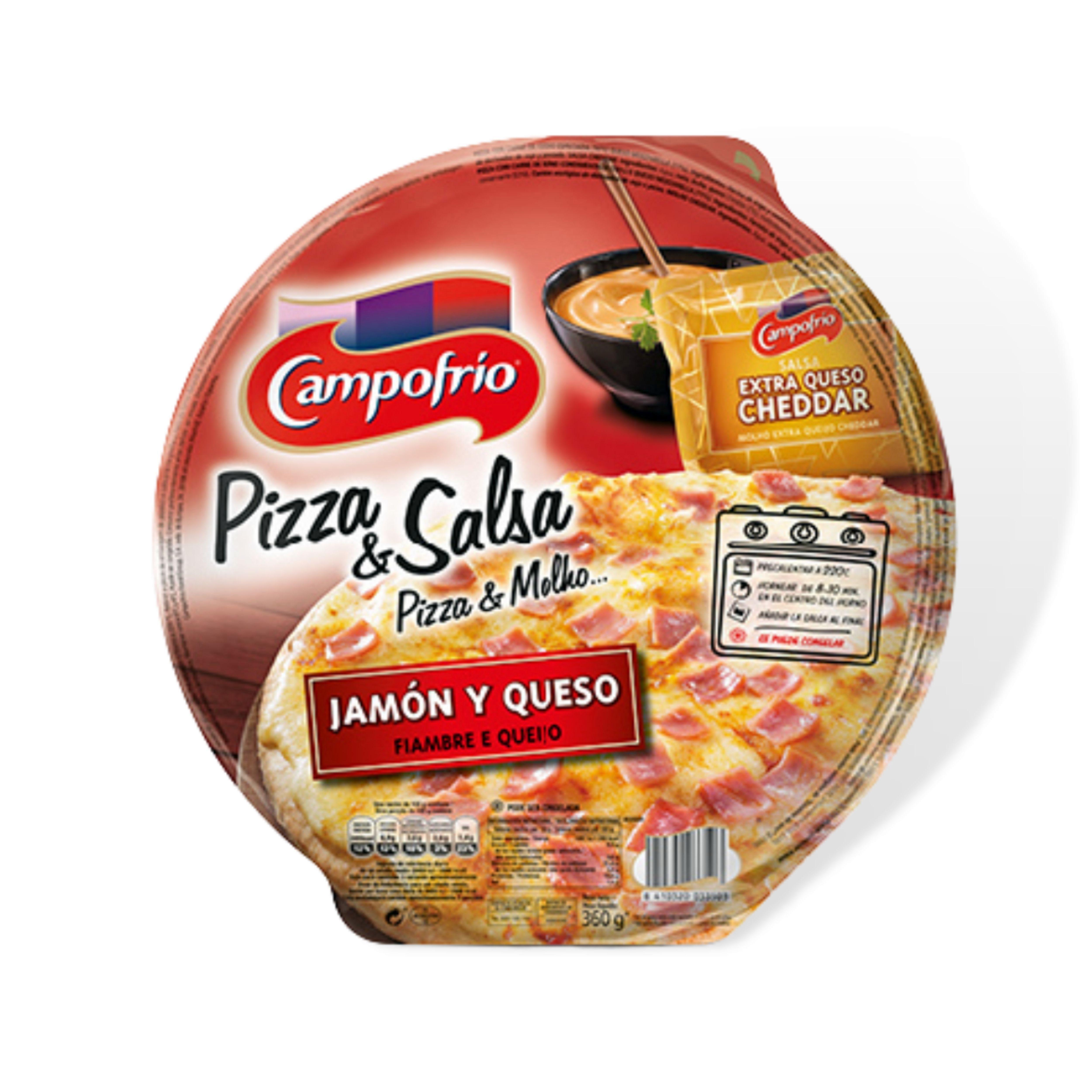 PIZZA JAMON Y QUESO - 7 Uds.