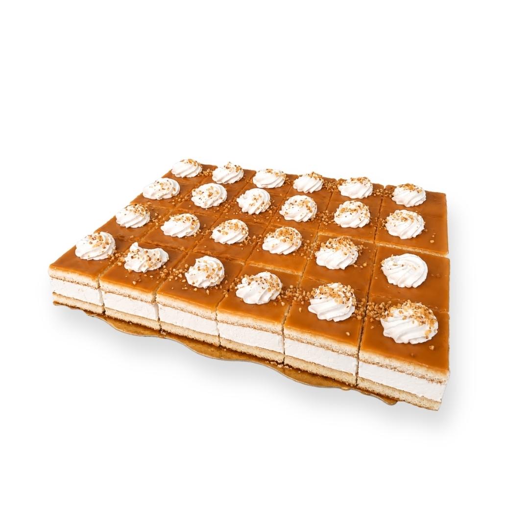 TARTA PLANCHA CARAMELO - 24 porciones.
